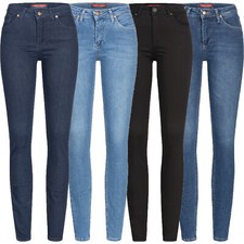 Rock Creek Designer Damen Jeans Hose Skinny Jeans Denim Stonewashed M47