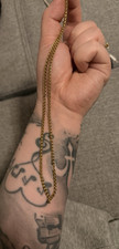 Gelbgold halskette 333 - gelbgold,