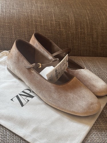 Ballerina schuhe zara - schuhe, samt