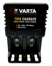 VARTA TRIO CHARGER für AA, AAA und 9V Batterien / Ladegerät
