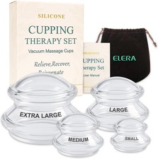 Silikon Schröpfglas Set XL-S