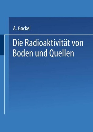 Die radioaktivität von boden - radioaktivität,
