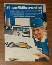Seltene Werbung ARAL Oldtimer Sammelbilder HORCH (1937) 1970