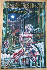 Iron Maiden - Somewhere In Time - Stoff Poster Flagge Fahne ca. 104x67cm WIE NEU