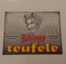 Bieretikett teufele brauerei