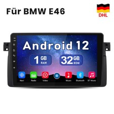 Für BMW 3er E46 1998-2006 Android12 9"Doppel Din Autoradio GPS BT WiFi 1+32G DAB