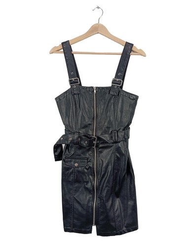 Kunstlederkleid damen - h&m,