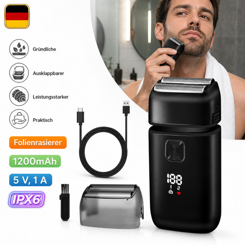Folienrasierer usb aufladbar - folienrasierer, usb-c-aufladbar