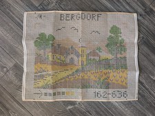 Bedruckter Stramin, Teppich