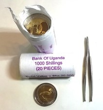 Sondermünze Uganda, 1 x  1.000 Shillings, "50 years of Independence", UNC.