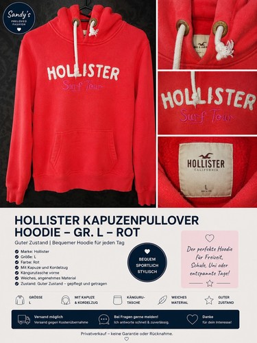 Hollister damen hoodie gr - hollister,
