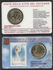 VATIKAN 2011 COINCARD Münze