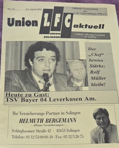 1994 oberliga fc union - oberliga, 1.fc