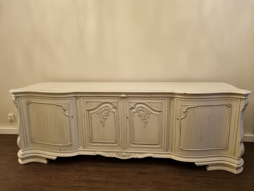 Ladentheke antik weiss