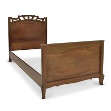 ANTIK! Jugendstil Bett 200 x 95 cm restauriert Mahagoni Schlafzimmer 1 von 2