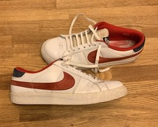 2008 Nike BLAZER Low Premium Herren Schuhe Grösse 42 Weiß / Rot / Blau