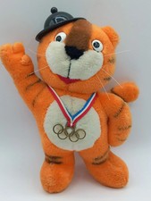 Olympische Sommerspiele Maskottchen Hodori Plüsch Seoul 1988 Sammeln Vintage