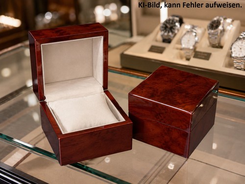 Dunkel braune uhrenbox 1 - dunkel-braune,