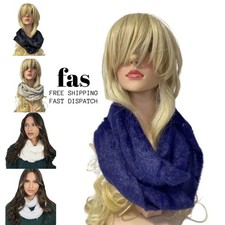 Damen Uni Weich Flauschig