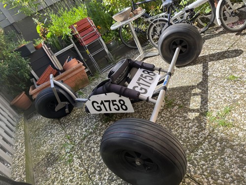 Kite buggy und kites ready - buggy,