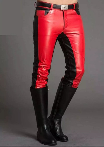 Neu herren rot schwarz biker - rot, &