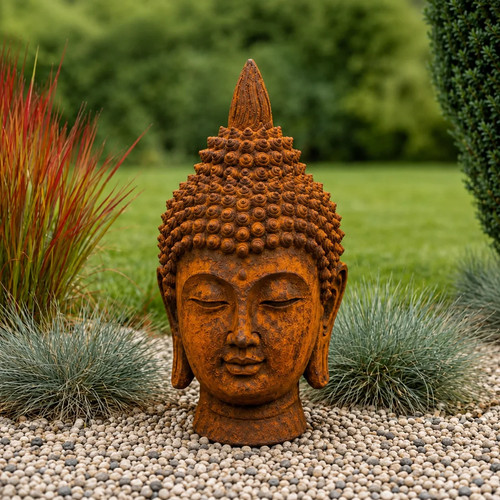 Shiva buddha kopf rost - buddha,
