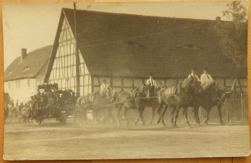 Photokarte meuselwitz festzug - photokarte,