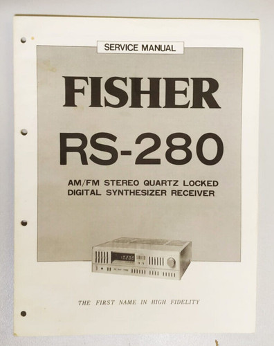Fisher service manual - fisher,