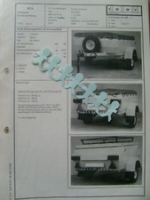 Anhänger Einachsanhänger HP 350.01 1974 DDR KFZ-Brief KTA Vorlage f. Zulassung