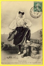cpa Edition Lucien AMIAUD, Sables d'Olonne ECHTE SANDLAISE Folklore Kostüm