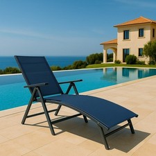 Sonnenliege RIO Schwarz
