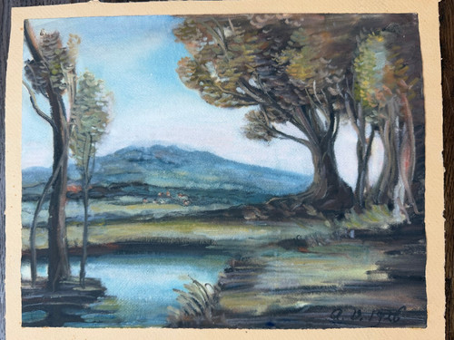 Original pastell gouache - original,