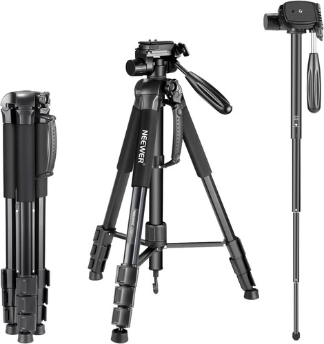 Neewer aluminium camera tripod - aluminium,