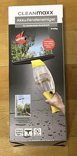 Cleanmaxx akku fensterreiniger - akku,