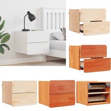 vidaXL Nachttisch 2 pcs Braun