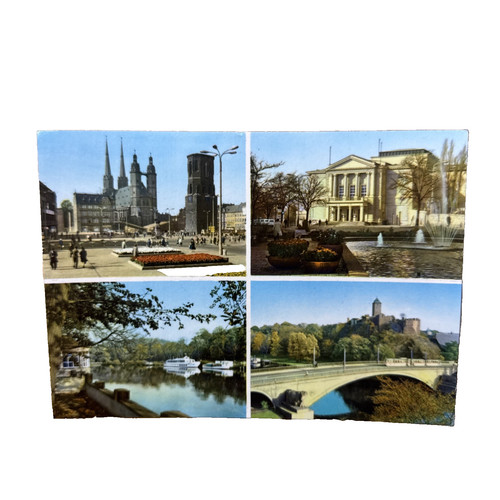 Postkarte halle saale - postkarte,