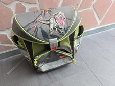 Step by Step Schulranzen Rucksack Dinosaurier Grün Grau Leicht Ranzen