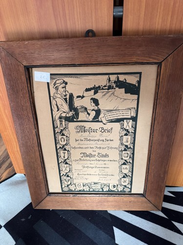 Antiker meisterbrief - antiker,