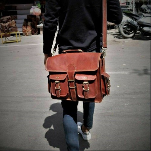 Ledertasche laptop messenger - laptop,