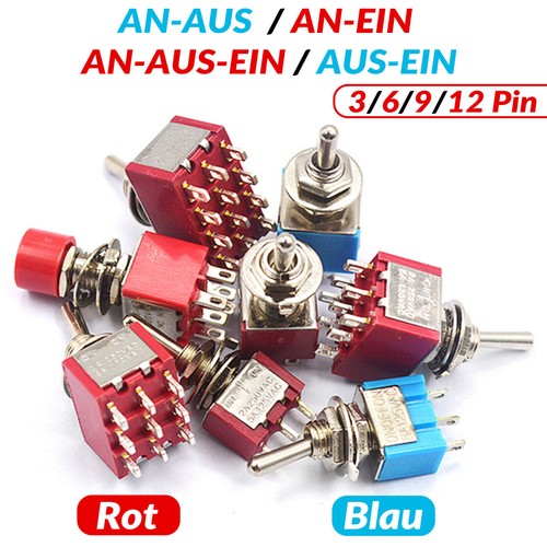 Miniatur kippschalter - miniatur,