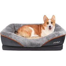 Gemütliches Hundesofa aus Memory-Schaum mit Quietschspielzeug zum Verschenken