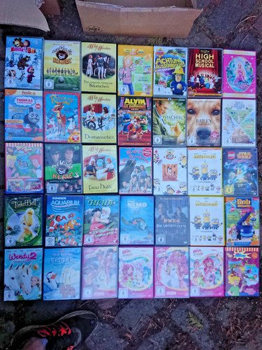 35x stück filme - stück, cd's)