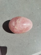 Rosenquarz Ei Handschmeichler groß gesundheitsfördernd 