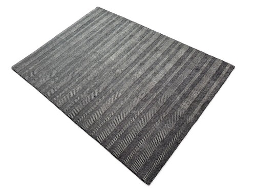 Teppich 170x240 grau schwarz - 170x240,
