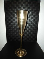 Sektkelch versilbert. 23,5 cm