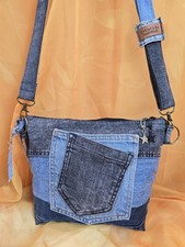 Upcycling Jeanstasche Mit Zwei