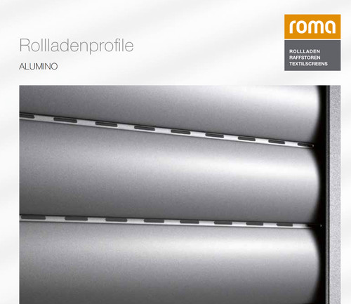 Aluminium rollladenstab - aluminium,