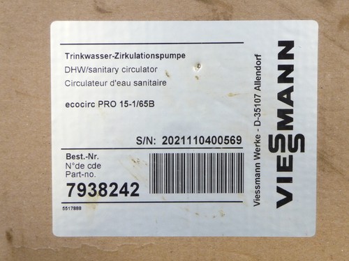 Lowara viessmann ecocirc pro - viessmann,