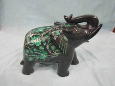 Marmor Elefant Figur Malachit