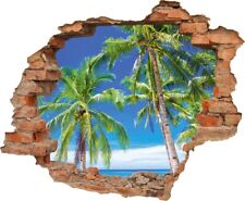 Wandtattoo Palme Strand Meer -